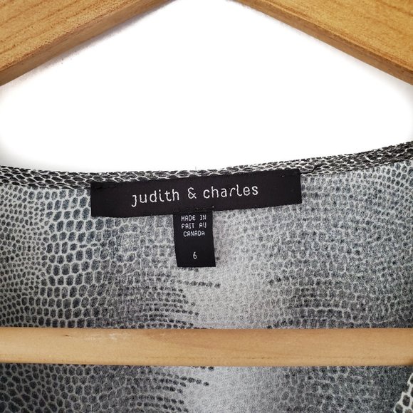 Judith & Charles Silk Dress - Size 6 - Picture 5 of 12